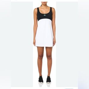 Lacoste Black and White Mini Dress